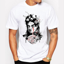 Nova moda masculina estampa caveira zumbi camiseta personalizada manga curta casual masculina engraçada camiseta legal camiseta hipster roupa de halloween 2024 - compre barato