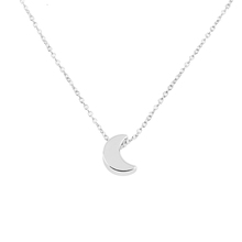 yiustar New Fashion Necklace Female Simple Crescent Moon Pendant Necklace Plain Half Moon Long Necklaces for Women Gifts XL219 2024 - buy cheap