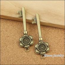 18pcs    pendant vintage keys    Antique bronze  Pendant  European Style jewelry findings    A040 2024 - buy cheap