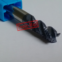 1pc 22mm hrc45 D22*45*D22*100 4Flutes Roughing End Mills  Spiral Bit Milling Tools Carbide CNC Endmill Router bits 2024 - buy cheap