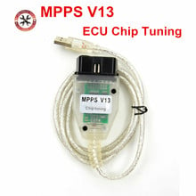 Programador ECU SMPS MPPS V13.02 V13 K, Chip intermitente, reajuste OBD2 MPPS V13.02, Cable de diagnóstico con multilenguaje 2024 - compra barato