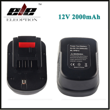 Batería de ni-cd de 12V, 2000mAh para Black & Decker FSB12 BD1204L BD-1204L BPT1047 A12 HPB12 B-8315 A12EX A1712 FS120B, 2 unidades 2024 - compra barato