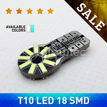 1pc T10 W5W led canbus 194 168 3014 t10 18SMD Canbus No Error Car Auto LED Bulb Indicator Light Lamps GLOWTEC 2024 - buy cheap