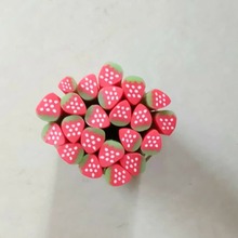 a-14 Free Shipping 100pcs/lot 5mm Red Strawberry Cane Fancy Nail Art  Polymer Clay Cane Nail Art Decoration 2024 - buy cheap