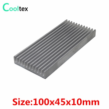 20 шт. 100x45x10 мм алюминиевый радиатор для электронного чипа RAM LED IC Радиатор охлаждения 2024 - купить недорого