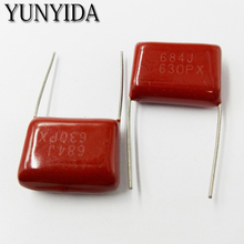 Free Shipping 10pcs, CBB 684J  630V  680NF 0.68UF  P20mm  Metallized Film Capacitor    630V684J  684 630V 2024 - buy cheap