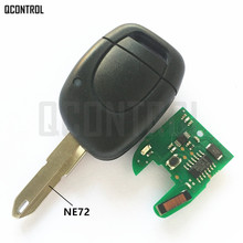 QCONTROL Car Remote Key Fit for Renault Master Kangoo Clio Twingo NE72 Blade PCF7946 Chip 433MHZ 2024 - buy cheap
