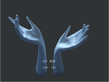 2014 Новейшие Высококачественные левая + правая рука/белый глянец стекловолокна манекен руки Дисплей для ювелирных изделий кольца Бесплатная доставка! 2024 - купить недорого