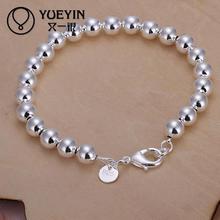 Silver plated bracelet for women men Lovers Unisex silver Jewelry for day wear wedding New Design 2024 - buy cheap
