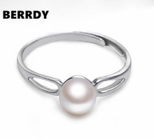 REAL PEARL Freshwater Pearl Ring Finger Ring FREE SIZE Adjustable Ring 4 Color with Freshwater Pearls 2024 - buy cheap