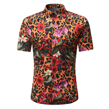 TOLVXHP New Arrival Mens Hawaiian Shirt 2019 Male Casual Camisa Masculina Printed Beach Shirts Short Sleeve Brand Clothing 3XL 2024 - buy cheap