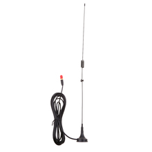 Antena magnética uv5r para carro duas bandas, uhf vhf banda dupla para baofeng 2024 - compre barato