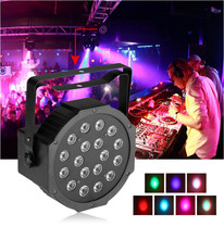 Luz Par Led de escenario de alta potencia, 18x1W, con DMX512 Maestro Esclavo, controlador de equipos de DJ 2024 - compra barato