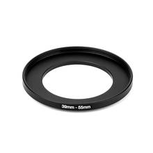 39mm-55mm 39-55 mm 39mm to 55mm Metal Step Up Lens Filter Ring Adapter Black 2024 - buy cheap
