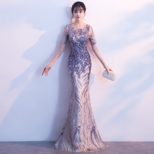 New Bride Party Cheongsam Oriental Womens Dress Fashion Chinese Style Elegant Long Qipao Luxury Wedding Robe Vestido S-XXL 2024 - buy cheap