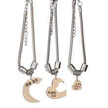 Charm Jewelry accessories 3 halves Heart-shape Bracelet heart brand bracelets for women girls Jewelry Gift 3pcs/lots 2024 - buy cheap
