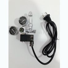 Regulador de CO2 para acuario W21.8 G5/8 220V, válvula de retención solenoide magnética, contador de burbujas, herramienta para pecera 2024 - compra barato