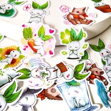 20/40pcs Cute Rabbit Cartoon Decorative Stickers Adhesive Stickers Scrapbooking DIY Decoration Diary Stickers 2024 - buy cheap