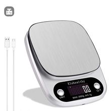Electronic Kitchen Scale Digital Food Scale Precision 0.1/1g Stainless Steel Weighing Scale LCD High Precision Measuring Tools 2024 - buy cheap