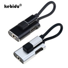 USB C аудио кабель зарядное устройство 2 в 1 Тип C к 3,5 мм разъем Aux Наушники Адаптер для Letv2Pro Max2 Xiaomi USB C 3,5 мм конвертер 2024 - купить недорого