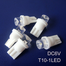 Lâmpada led de piloto, alta qualidade, t10, 6v, lâmpada led t10, w5w, 194, 168 v, t10, luz indicadora de led, frete grátis, 6.3 tamanhos 2024 - compre barato