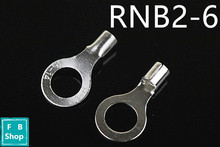 RNB2-6 (TO type) Non-insulated ring terminal electrical wire crimp naked connector AWG 16-14 2024 - buy cheap