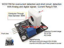 WCS1700 for overcurrent detection and short circuit detection With Analog and digital signals Current Rang:0-70A 0.033V/1A 2024 - buy cheap