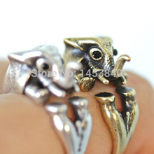 Wholesale Elephish trunk up ring, elephant ring, burnish ring, lucky ring  12pcs/lot 2024 - buy cheap