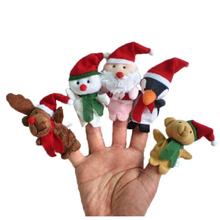 5pc Story Time Christmas Santa Claus and Friends Finger Plush Toys Child Baby Favor Dolls Boys Girls Finger Puppets  8.14 2024 - buy cheap