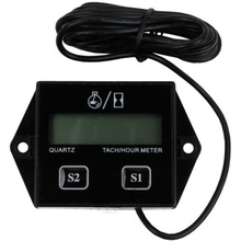 Newest Digital Engine Tach Hour Meter Tachometer Gauge Inductive Display For Motorcycle Motor Marine chainsaw pit bike Boat 2024 - buy cheap