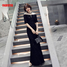 FADISTEE New arrival evening prom party dresses Vestido de Festa gown Robe De Soiree lace vestido de noiva praia sequin black 2024 - buy cheap