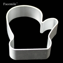 Facemile Hot Sale Aluminum Alloy Christmas Glove Shape Fondant Cookie Cutters Jelly Mousse Gift Pastry Mold 20-41 2024 - buy cheap