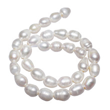 Cultured Potato Freshwater Pearl Beads Natural White 10-11mm Approx 2.5mm Sold Per 15 Inch Strand 2024 - buy cheap