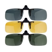 Driving Night Vision Clip-on Flip-up Lens Sunglasses Cool Eyewear Clip On Lens Anti-UV 400 Unisex for Women & Men 2024 - buy cheap