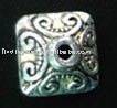FREE SHIPPING 180Pcs Tibetan Silver Color heart square bead caps A893 2024 - купить недорого
