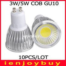 10pcs/lot GU10 5W/3W COB LED Spot Light Support Dimmer High Brightness LED light for indoor-------Limited Time Offer 2024 - buy cheap