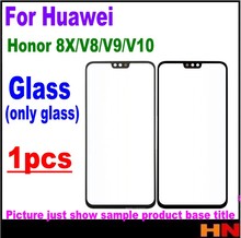 Tela de lcd para substituição, lente frontal de vidro, peças para huawei honor v8 8x v9 v10 2024 - compre barato