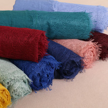 Laven Alta qualidade floral lace simples lenço de algodão lenços de cabeça hijab muçulmano xales hijab primavera muçulmano 30 cor 180*90 cm 2024 - compre barato