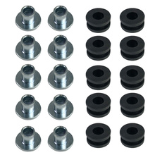 10Pcs Motorcycle Rubber Grommets Bolt Pressure Relief Cushion Kit Replacement Accessories for Honda Yamaha Suzuki Fairings Parts 2024 - buy cheap