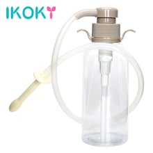 Ikoky pulverizador retal, kit de enxágue vaginal, seringa de limpeza vaginal, brinquedo sexual para homens e mulheres, limpador de chuveiro vaginal 2024 - compre barato