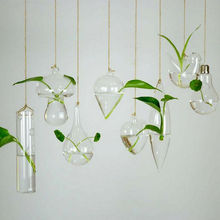Настенная Подвесная лампа, стеклянная ваза, цветочное растение, Террариум, контейнер для домашнего декора 2024 - купить недорого