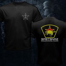 Russian Special Operations Forces Spetsnaz Group Spetnaz Police T-Shirtfor Men 2019 New Short Sleeve Cotton Casual Men Fashion 2024 - buy cheap