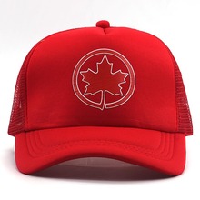 New Canada mesh baseball cap for women men summer hat Maple leaf printing cotton adjustable casual caps outdoor hiking hats 2024 - buy cheap