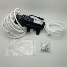 Kit de sistema de nebulización de Color blanco, sistema de pulverización de jardín de riego y riego a baja presión y bomba de nebulización pequeña de 12V 2024 - compra barato