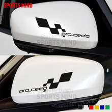 1 Pair SPORTS MIND Rearview Mirror Car Styling Automobiles Car Decal Stickers For Kia CEED Pro 2007-2017 GT Line Accessories 2024 - buy cheap