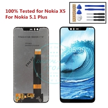 100% Tested for Nokia 5.1 Plus LCD Display Touch Screen 5.86" for Nokia X5 LCD Digitizer Assembly Replacement Repair Spare Parts 2024 - buy cheap