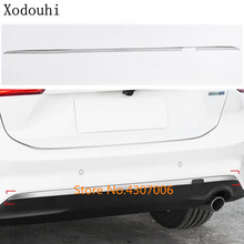 Car Stainless Steel Rear Back Bumper Tailgate Pedal Strip Trim Plate Lamp Hoods 1pcs For Ford Focus 2018 2019 2020 2021 2024 - buy cheap