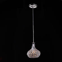 Single Head 5w AC85-265v modern crystal pendant light lustres pendentes home decor fixture lighting Dia18cm crystal lamp 2024 - buy cheap