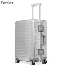 TRAVEL TALE 21"26" inch aluminium travel suitcase spinner rolling luggage trolley on wheels 2024 - buy cheap