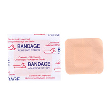10Pcs Segurança À Prova D' Água Cor Da Pele Quadrado Fechamento Da Ferida Band-aid Curativos Band-aid para Ao Ar Livre 2024 - compre barato